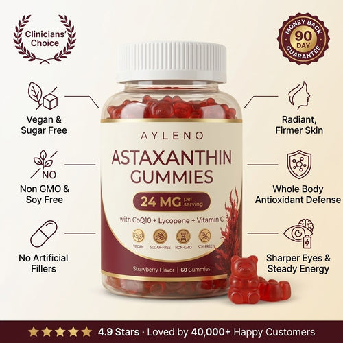 Ayleno Rejuvenate Gummies - Nature’s Most Powerful Antioxidant for Whole Body Support & Cellular Protection