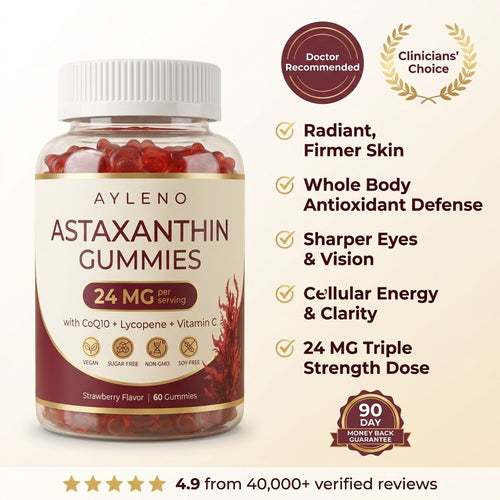 Ayleno Rejuvenate Gummies - Nature’s Most Powerful Antioxidant for Whole Body Support & Cellular Protection