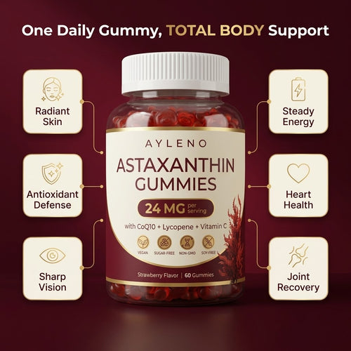 Ayleno Rejuvenate Gummies - Nature’s Most Powerful Antioxidant for Whole Body Support & Cellular Protection