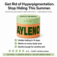 Ayleno Toner Pads for hyperpigmentation