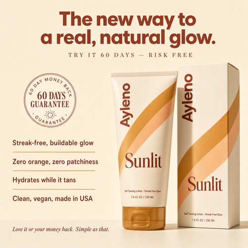 Ayleno Sunlit - The 15-Minute Self-Tanning Lotion