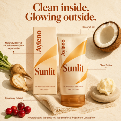 Ayleno Sunlit - The 15-Minute Self-Tanning Lotion