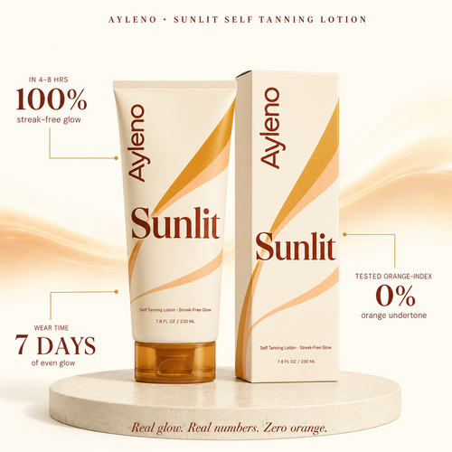 Ayleno Sunlit - The 15-Minute Self-Tanning Lotion