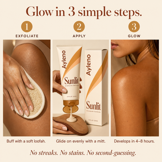 Ayleno Sunlit - The 15-Minute Self-Tanning Lotion