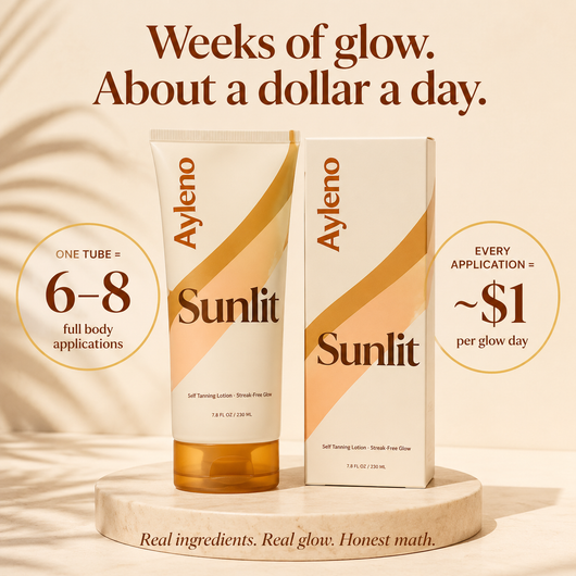 Ayleno Sunlit - The 15-Minute Self-Tanning Lotion